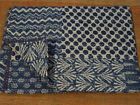000056 Handmade Indigo Quilt Kantha