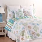 008246329893 Reef Point Seaside Queen Size Pc Quilt Reversible