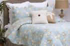008246496496 Ocean Blue Shell King Quilt Set Starfish Coastal