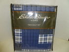 011172220103 Eddie Bauer Twin Quilt Set Eastmont Blue Plaid