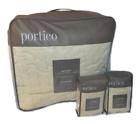 028828336477 Portico Aesthete Silk Collection Chamomile Beige King Quilt