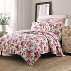 03053127 Laura Ashley Twin Size Pink Red Floral Rose 666703053127 03053127 Laura Ashley Twin Size Pink Red Floral Rose 666703053127