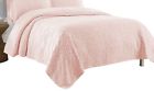 032672204080 Lamont Home Calypso Twin Coverlet Coral Brand New