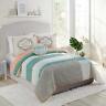 041808913260 Makers Collective Aqua Orange Cotton Quilt Set
