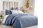 042075516017 Sparrow Wren Tufted Blue Quilt