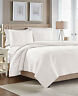 083013212431 Croscill Heatherly Cotton White Full Queen Quilt Quilted