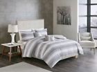086569897138 Jla Home Grey Stripe Long Fur King Coverlet