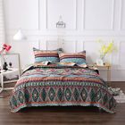 1048 Dada Bedding Southwestern Aztec Bohemian Desert Tribal Quilted Bedspread Set