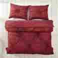 27312 105x120-2 Vhc Brands Monique Rhubarb Luxury King Set Quilt Shams 21x37 840528133107