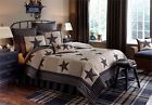 125.00 Park Designs 12-pc Sturbridge Patch Black Queen Quilt Super Set Save With Make Offer 0096962277604