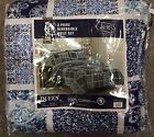 135419 Glory Home Design Jessica Reversible Quilt Shams Queen New
