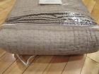 14420037prae Restoration Hardware Belgian Linen Coverlet Prairie Quilt Spread 414141000001