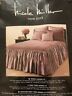 145986 Nicole Miller Hollywood Rose Velvet And Satin King Bedcover Nip