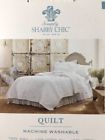 16532920 Simply Shabby Chic New Rose Stitch Quilt White 490601504807