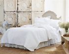 16543934 Simply Shabby Chic New Rose Stitch Quilt White 490601504821