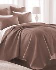 1654676762 Luxury Home Collection Taupe Gorgeous Stitched Floral Pattern Scalloped Quilt