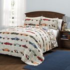 16t000544 Lush Decor Piece Race Cars Quilt Set Twin 848742049778