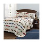 16t000545 Lush Decor Piece Race Cars Quilt Set 848742049785