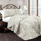 16t001410 Lush Decor Aubree Sage Quilt Set 848742057599
