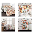 16t002489 Weeping Flower Piece Quilt Set Turquoise And Tangerine 848742069295