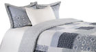 1718104e Antik Laurie Cotton Reversible Quilt Set