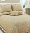 175727 Melange Home Handmade Crochet Coverlet