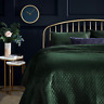 18031beddkngemr Rivet Modern Diamond Quilted Velvet Coverlet Bedding Set 696603111207
