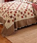 1910802 Unbranded Red Full Queen Quilt Comforter Patchwork Country Star Vintage 1910802 Unbranded Red Full Queen Quilt Comforter Patchwork Country Star Vintage