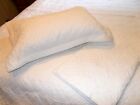 19109 Tim Gunn Collection White Heavy Quilted Idecor Coverlet Size Shams