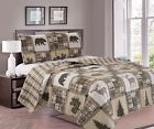 192020010814 Great Bay Home Lodge Quilt Set With Shams