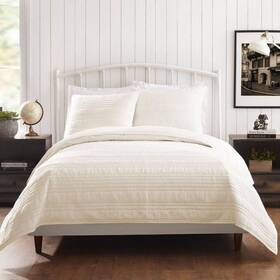 80255143 1977 Dry Goods Full/queen Atmosphere Gauze Quilt Cream -