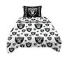 1nfl820001019 Northwest Oakland Raiders Piece Twin Bed Sheet Set 087918426627