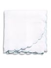 20106 Belle Epoque Isabel Embroidered Scalloped Light Blue King Coverlet