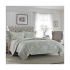 206343 Laura Ashley Brompton Serene Reversible Quilt Set 883893344556
