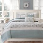 20830781 The Gray Barn Sleeping Hills Blue Cotton Coverlet Set King
