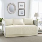 212814 Laura Ashley Felicity Piece Quilt Set Ivory Daybed 883893403598