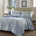 220637 Tommy Bahama Turtle Cove Caribbean Quilt Set Harbor 883893476189
