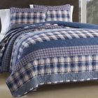 224968 Eddie Bauer Bridgehaven Cotton Reversible Quilt Set