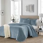 225166 Stone Cottage New Blue Micro Mink Quilt Set 883893520349