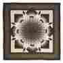 23283 Vhc Brands Dean Black Tan Feathered Starburst Patchwork Quilt King