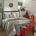 23357 23356 23358 23359 Ashmont Vhc Brands Patchwork Block Quilt Black Beige Luxury King Queen Or Twin 840528120541