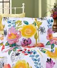 2360045 Afoyft Watercolor Quilted Pillow Sham Floral Pattern Design Bedroom Home