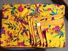 2525 Handmade Made In India Indian Quilt Vintage Kantha Bedspread Throw