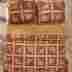 25267 25266 25265 25264 Brockton Cabin Burgundy Vhc Brands Lasting Impressions Tan Patchwork Quilt Shams Toss Bed In Bag Choose Size
