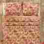 26160 Elaine Vhc Brands Rouge Red Toile De Jouy Pastoral Scene 3pc Quilt Bedding Set Luxury King 840528127250