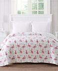 32696646 Nantucket Al Fresco Flamingo Twin Quilt Comforter Reversible 32696646 Nantucket Al Fresco Flamingo Twin Quilt Comforter Reversible