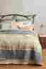 32801284 Stitched Sitara Anthropologie Twin Quilt 4 Shams Coverlet Bedding Grey Nip