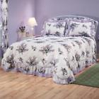 345166 Unbranded Lilac Bouquet Bedding Bedspread Only