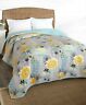 3690580 Afoyft Watercolor Floral Flower Gray King Quilt Bedding Bedroom Spring