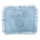 37634 Collections Etc Rose Garden Medallion Chenille Pillow Sham By